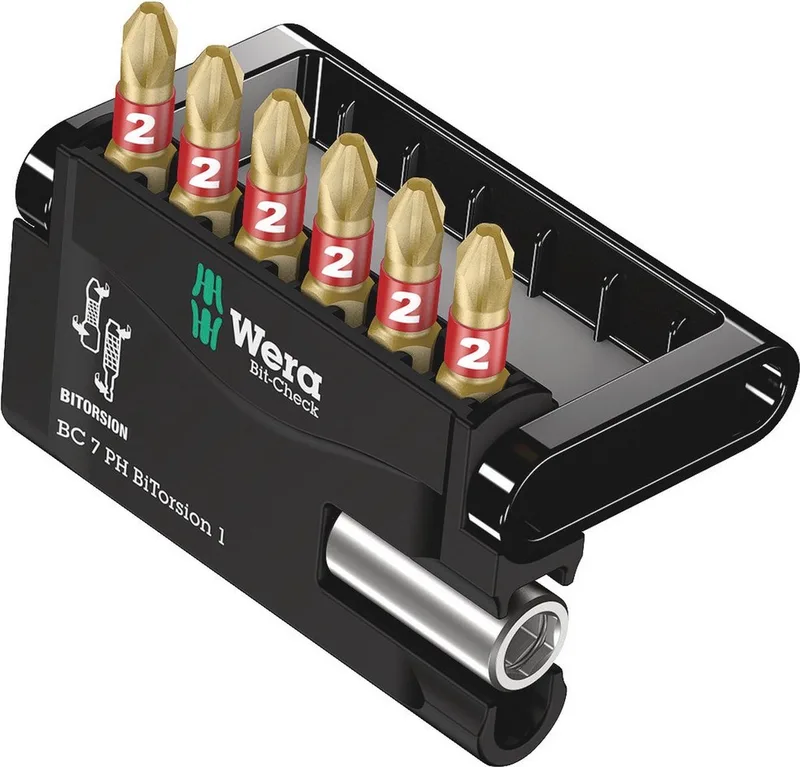 7-delige bitset - Bit-Check 7 PH BiTorsion 1 van Wera – productafbeelding