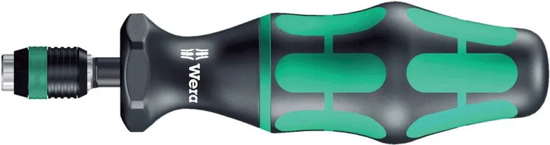 7460 kraftform - instelbare momentschroevendraaier met rapidaptor snelwisselhouder - 1/4 duim - 0.3nm by Wera, Kleurloos – product image