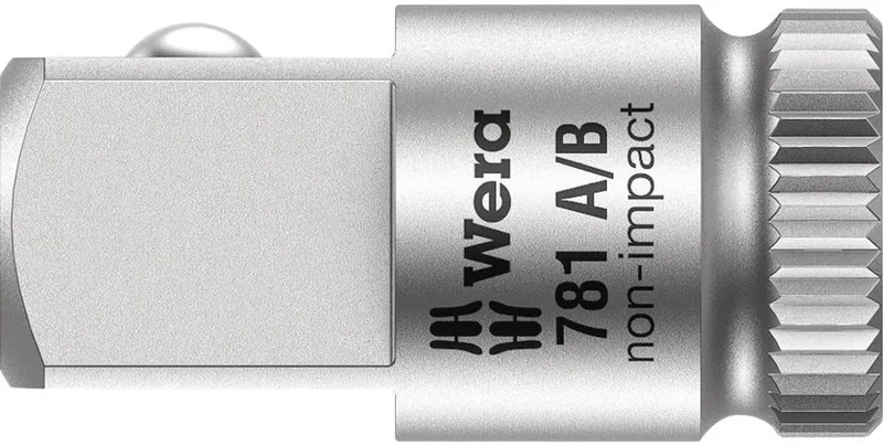 781 A/B 05042670001 Dopsleutel-bitinzet 3/8 inch Aandrijving 1/4 (6.3 mm) 1 stuk(s) fra Wera, Kleurloos – produktbillede