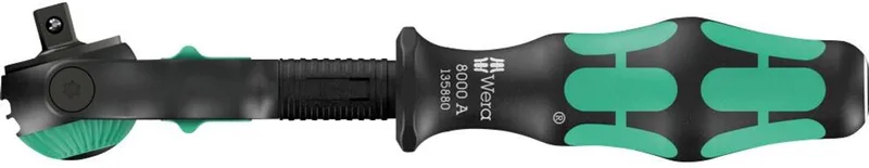8000 A Black Edition 05135880001 Zyklop-ratel 1/4 152 mm de Wera, Kleurloos – image du produit