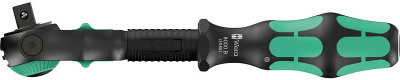 8000 B Black Edition 05135881001 Zyklop-ratel 3/8 199 mm von Wera, Kleurloos – Produktbild