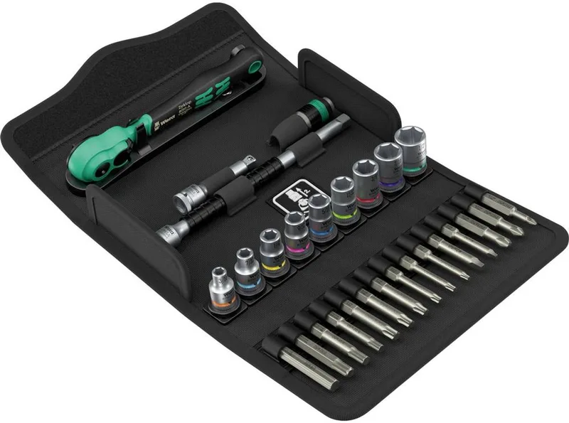 8100 SA 15 05005542001 Zyklop-ratel Inch 1/4, 1/4 (6,3 mm) fra Wera, Kleurloos – produktbillede