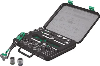 Wera 8100 SB 2 Zyklop Jeu de clés à douille métrique 3/8 (10 mm) 43 pièces 05003594001 de Wera, Kleurloos – image du produit 1 sur 2