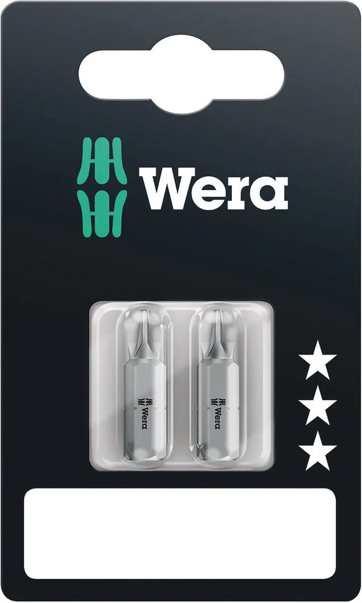 855/1 Z Bits Pozidriv, PZ 1 - 3 x 25 mm - 5 stuk(s) de Wera – image du produit