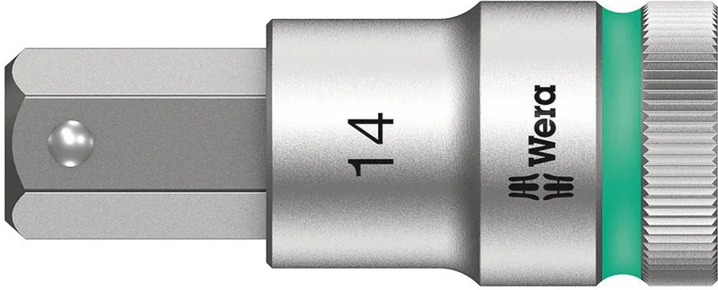 8740 C HF Zyklop - dopsleutel 1/2" - 14mm by Wera, Kleurloos – product image