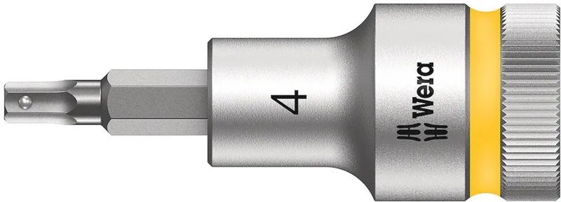8740 C HF Zyklop - dopsleutel 1/2" - 4mm by Wera, Kleurloos – product image