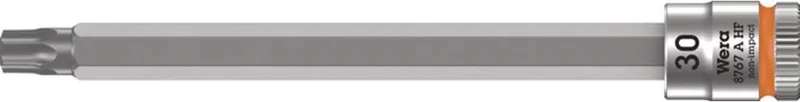 8767 A 05003370001 Binnen-zesrond (TX) Dopsleutel-bitinzet T 30 1/4 (6.3 mm) von Wera, Kleurloos – Produktbild