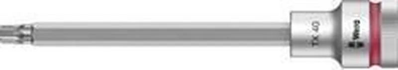 8767 C HF 05003854001 Binnen-zesrond (TX) Dopsleutel-bitinzet T 40 1/2 (12.5 mm) från Wera, Kleurloos – produktbild