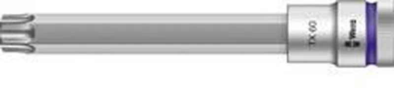 Wera 8767 C HF TX Zyklop Bitnuss mit 1/2"-Antrieb mit Haltefunktion, TX 60 x 140 mm von Wera, Kleurloos – Produktbild