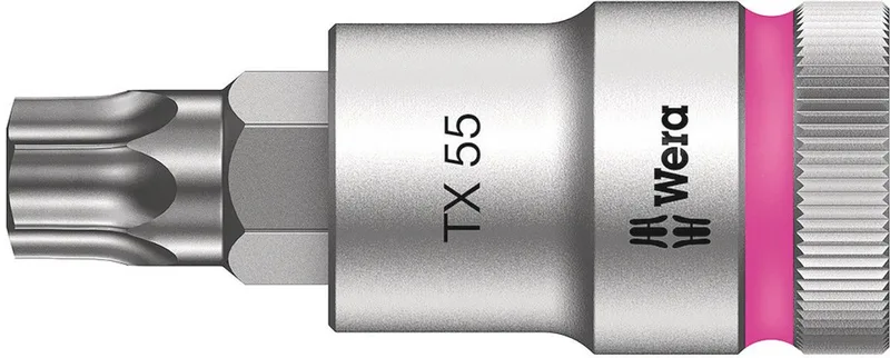 8767 C HF Zyklop - dopsleutel 1/2" - torx - TX55 by Wera, Kleurloos – product image