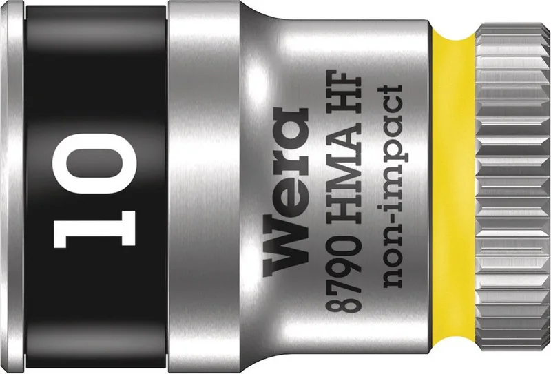 8790 HMA HF ZYKLOP - dopsleutel 1/4" - 10x23mm von Wera, Kleurloos – Produktbild