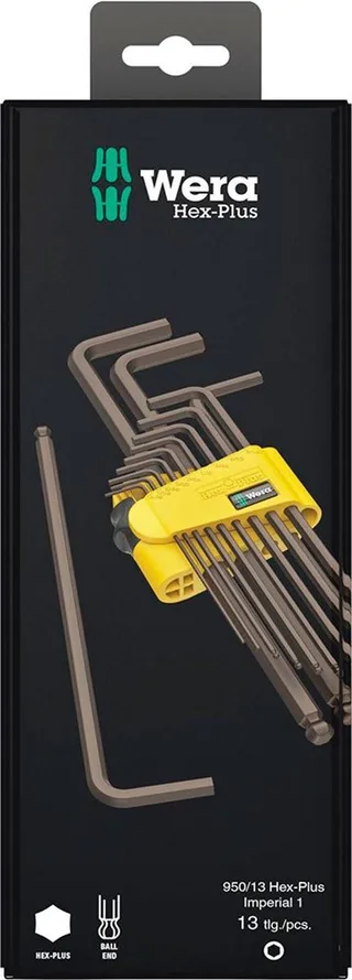 Jeu De Clés Allen 950/13 Hex-plus de Wera, Kleurloos – image du produit 1 sur 6