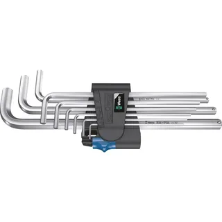 950L/9 Christmas Hex-Plus HF 1 inbussleutelset by Wera, Silver – product image 2 of 3