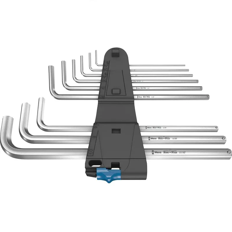 950L/9 Christmas Hex-Plus HF 1 inbussleutelset by Wera, Silver – product image 3 of 3