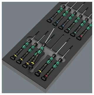 9716 Schaumstoffeinlage Schraubendreher Kraftform Micro Set 2 de Wera – image du produit 2 sur 2
