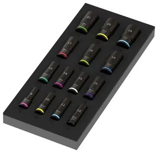 9728 Schaumstoffeinlage Zyklop B 3/8" Impaktor Deep Steckschlüsseleinsatz Set 1 de Wera – image du produit 2 sur 2