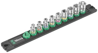 A 4 Zyklop Jeu de clés à douille en pouces 1/4 9 pièces 05005400001 de Wera – image du produit 1 sur 2