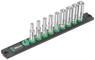 A Deep Steckschlüsselsatz zöllig 1/4 9teilig 05005410001 by Wera – product image 1 of 2