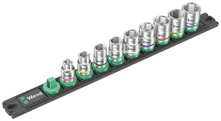 B 4 Zyklop 05005430001 Dopsleutelset Inch 3/8 9-delig van Wera – productafbeelding 1 van 2