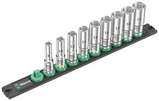 B Deep Steckschlüsselsatz zöllig 3/8 9teilig 05005440001 de Wera – image du produit 1 sur 2
