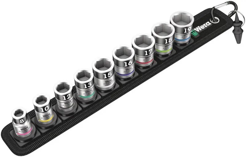 Belt B 1 Steckschlüsseleinsatz-Set 3/8 (10 mm) 10teilig 05003970001 von Wera – Produktbild