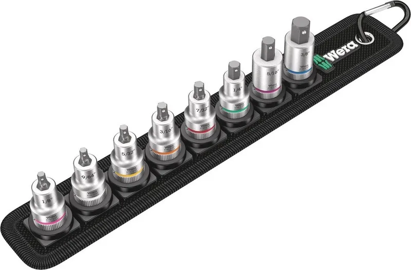 Belt B Imperial 1 05003974001 Dopsleutel-bitinzetset 3/8 (10 mm) 8-delig de Wera, Kleurloos – image du produit