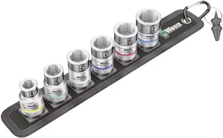 Steckschlüsselsatz Belt C 1 Zyklop 7-tlg.1/2 Zoll 10-19mm f.a6-KT.-Schr von Wera – Produktbild 1 von 2