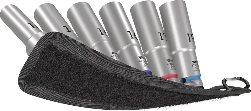 Belt C Deep 1 socket set 1/2" drive 6 pieces by Wera – product image