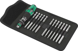 Bicycle Set 2 05004171001 Gereedschapsset Universeel 13-delig von Wera, Groen zwart – Produktbild 1 von 2