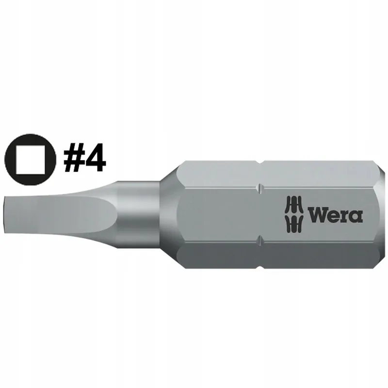 Bit 4 Vierkant 8x25mm - Kwaliteits Gereedschap de Wera – image du produit