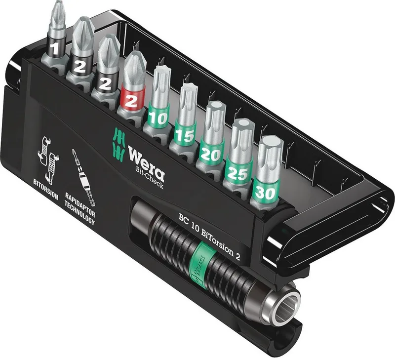 Bit-Check 10 BiTorsion 2 Bitset - PH, PZ, TX van Wera – productafbeelding