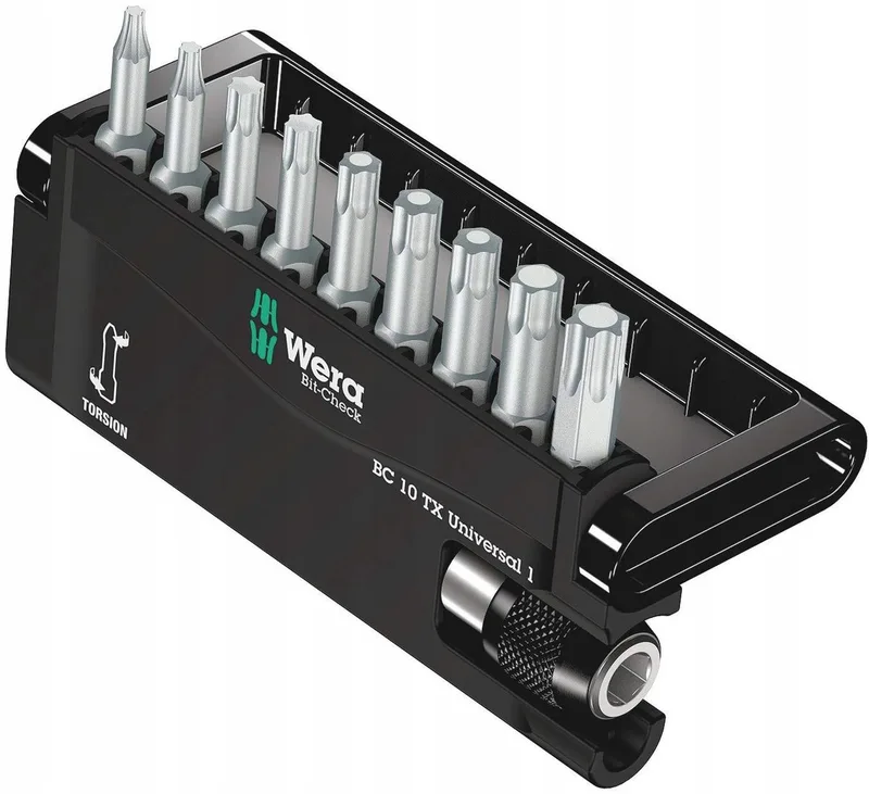 Bit-Check 10 TX Universal 1 - 10-delige bitset van Wera – productafbeelding