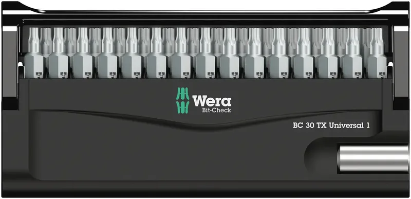Bit-Check 30 TX Universal 1 SB 05057900001 Bit-Set 30teilig TORX by Wera – product image 2 of 2
