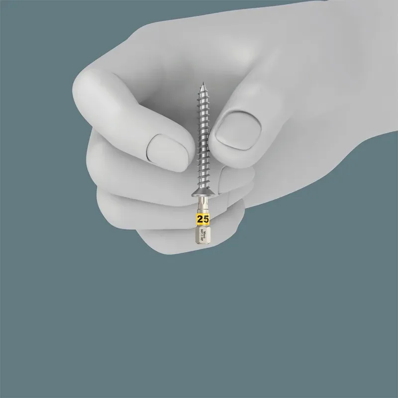 Bit-Check 30 Wood TX HF 1 05057436001 Bitset 30-delig Torx, Kruiskop Phillips, Kruiskop Pozidriv van Wera – productafbeelding 4 van 6