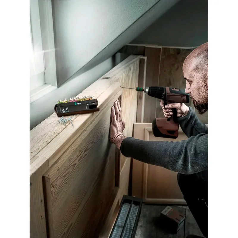 Bit-Check 30 Wood TX HF 1 05057436001 Bitset 30-delig Torx, Kruiskop Phillips, Kruiskop Pozidriv van Wera – productafbeelding 6 van 6