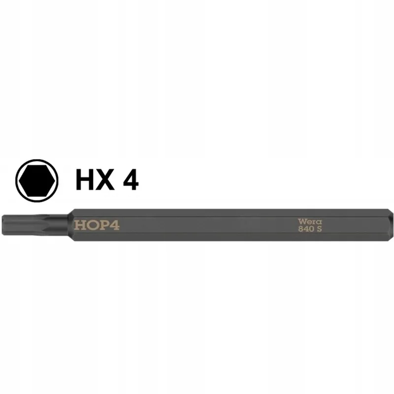 Bit HX4 voor slagmoeraanzetter 05018151001 de Wera – image du produit