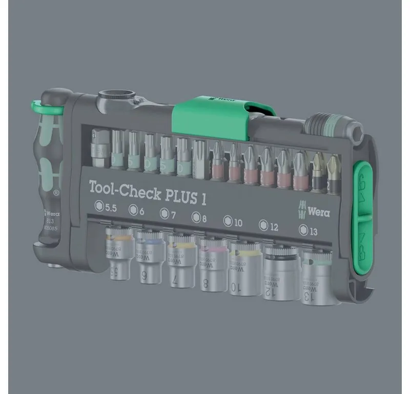 Jeu De Clés à Cliquet Avec Embouts Et Douilles Tool-check Plus 1 de Wera – image du produit 3 sur 5