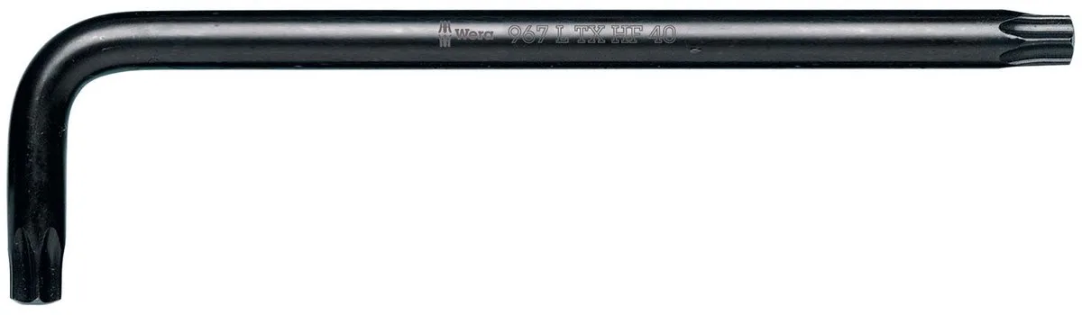 blacklaser stiftsleutel met vasthoudfunctie - torx - t9 x 79mm by Wera – product image