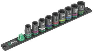 C Impaktor Steckschlüsselsatz zöllig 1/2 9teilig 05005490001 von Wera – Produktbild 1 von 2