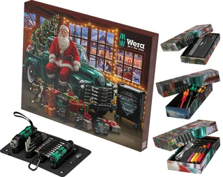 Christmas 2026 Adventskalender Tool Rebel + Bit-Check 30 PH PZ TX + Tool-Card Hex-Plus 3-6 mm + Schraubendreher-Mix 63-tlg. Spar-Set de Wera – image du produit 1 sur 5
