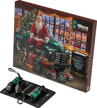 Christmas 2026 Adventskalender Tool Rebel + Bit-Check 30 PH PZ TX + Tool-Card Hex-Plus 3-6 mm + Schraubendreher-Mix 63-tlg. Spar-Set de Wera – image du produit 2 sur 5