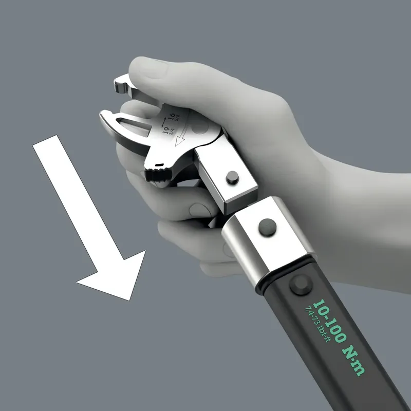 Click-Torque 05136076001 Drehmomentschlüssel-Set ausschaltend Einsteck-Vierkant 14 x 18 mm 10 - 100 Nm by Wera – product image 2 of 2