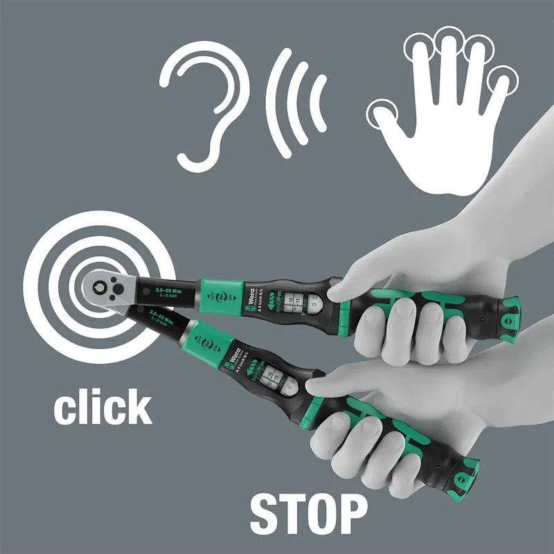 Click-torque A5 R/l Momentsleutel de Wera – image du produit 1 sur 6