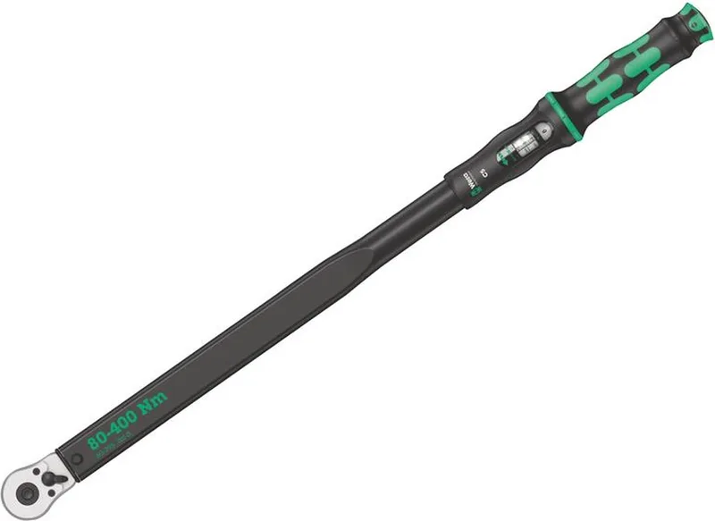 Click-Torque C 2 momentsleutel met schakel ratel - 1/2 - Zwart/Groen fra Wera, Sort – produktbillede