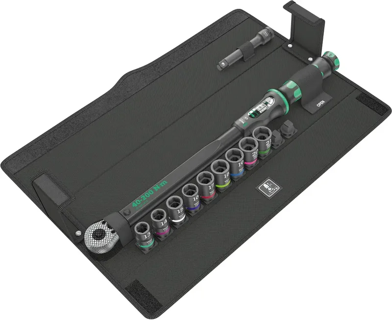 Click-Torque C 3 05075681001 Drehmomentschlüssel-Set kalibriert (ISO) ausschaltend 1/2 (12.5 mm) 40 - 200 Nm von Wera – Produktbild