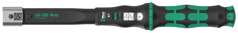 Click-Torque X 7 05075657001 Clé dynamométrique pour embouts interchangeables carré à enficher 14 x 18 mm 10 - 100 Nm de Wera – image du produit 1 sur 3