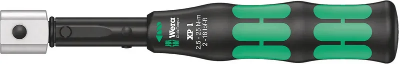 Click-Torque XP 1 05075670001 Drehmomentschlüssel voreingestellt Einsteck-Vierkant 9 x 12 mm 2.5 - 25 Nm by Wera – product image 1 of 2