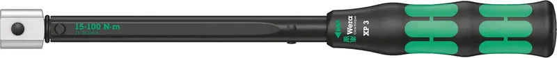 Click-Torque XP 3 05075672001 Drehmomentschlüssel voreingestellt Einsteck-Vierkant 9 x 12 mm 15 - 100 Nm by Wera – product image 1 of 2