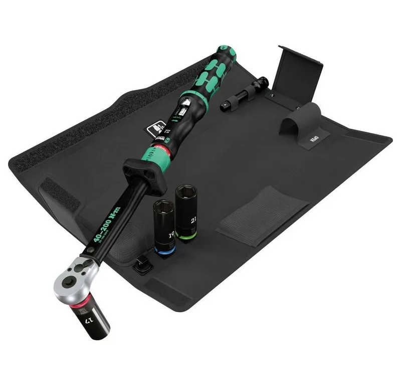 Drehmomentschlüssel Click-Torque Lock C 3 Set 1 Drehmomentschlüssel KFZ-Radwechsel-Set fra Wera – produktbillede