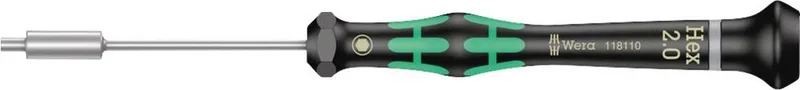 Elektronica-dopsleutel 2mm Wera de Wera, Kleurloos – image du produit